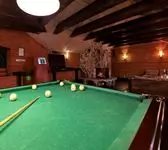 бильярдная, камин, TV, зона отдыха