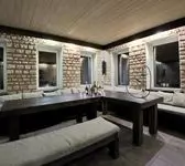 гостиная с кальяном и камином