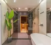 Вход в сауну