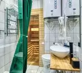 Номер категории "2-х комнатный с кухней и персональной сауной"