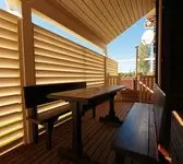 зона отдыха на террасе